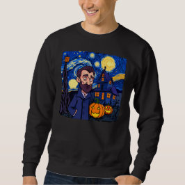 Spuk Van Gogh Scene - Gothic Starry Halloween N Sweatshirt