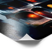 Spuk Viktorianisches Manor Fotodruck (Ecke)