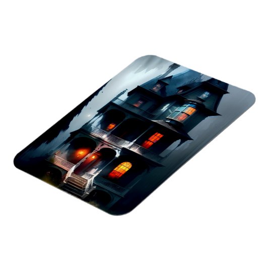 Spuk Viktorianisches Manor Magnet (Linke Seite)