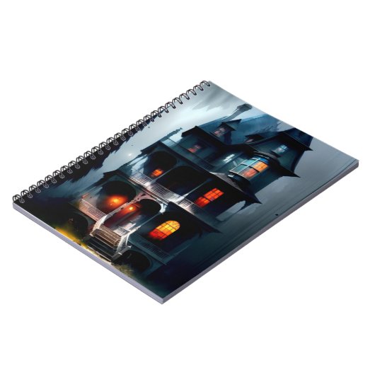 Spuk Viktorianisches Manor Notizblock (Linke Seite)