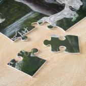 Spuk Villa mit Geistern und Friedhofspuzzlespiel Puzzle (Seite)