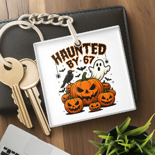 Spuk von 67 Funny Ghost und KürbisHalloween Schlüsselanhänger