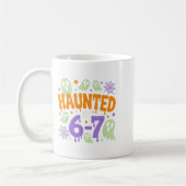 Spuk von 67 - Funny Halloween Kostüm 6 7 Six Se Kaffeetasse (Links)