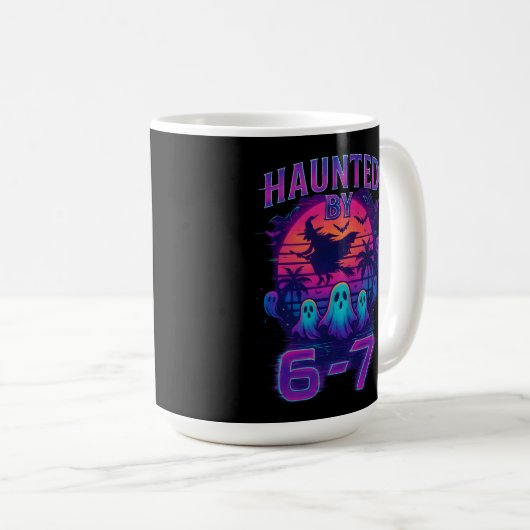 Spuk von 67 Funny Halloween Meme Kaffeetasse (VorderseiteRechts)