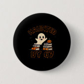 Spuk von 67 Funny Teacher Ghost Pumpkin Hallowee Button (Vorderseite)
