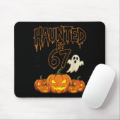 Spuk von 67 lustigen Pumpkin und Ghost Halloween C Mousepad (Mit Mouse)