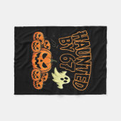 Spuk von 67 - Witziges Geist und KürbisHalloween Fleecedecke (Vorderseite (Horizontal))