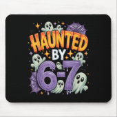 Spuk von 67 - Witziges Geist und KürbisHalloween Mousepad (Vorne)