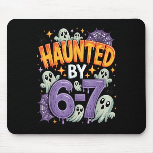 Spuk von 67 - Witziges Geist und KürbisHalloween Mousepad (Vorne)