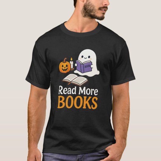 Spuk von Books - Eine gemütliche, ghosting-Lesesuc T-Shirt (Vorderseite)