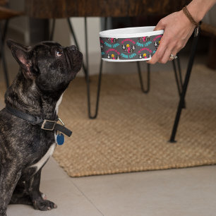 Spuk von Ihrer Liebe Sugar Skull Hund Napf