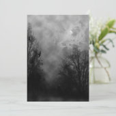 Spuk Vorlage für die Straßeneinladung (Stehend Vorderseite)