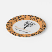 Spuk Wald, Halloween Pappteller (Schrägansicht)