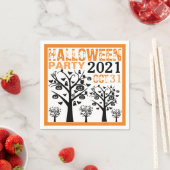 Spuk Wald, Halloween Serviette (Beispiel)