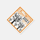 Spuk Wald, Halloween Serviette (Ecke)