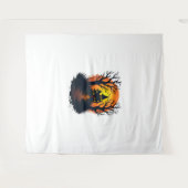 Spuk Wald - wunderschönes Halloween-T-Shirt Wandteppich (Vorderseite (Horizontal))