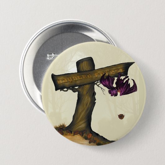 Spuk Waldknopf Button (Vorne & Hinten)