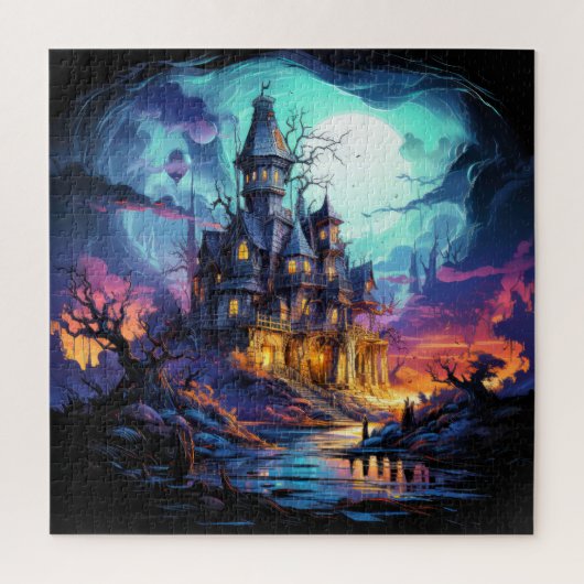 Spuk Wohnen unter einem vollen Puzzle (Vertikal)