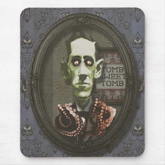 Spuk Zombie HP Lovecraft Mousepad (Vorne)