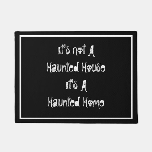 Spuk Zuhause Spooky Goth Halloween Doormat Fußmatte (Vorderseite)