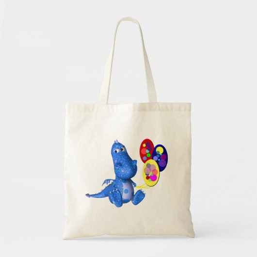 Spukdrache-Holding-Ballons Tote-Tasche Tragetasche (Vorne)