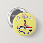 Spukende Geister Knopf Button (Vorne & Hinten)
