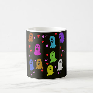 spukhafte Geister, bunte Geister Kaffeetasse