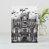 Spukhaus Einladung (Stehend Vorderseite)