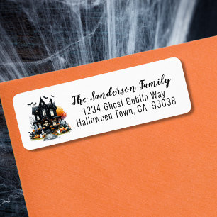 Spukhaus Halloween Rücksendeadresse