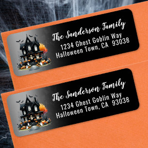 Spukhaus Halloween Rücksendeadresse