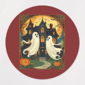 Spukhaus - Phantom Park Etiketten (Design 1)