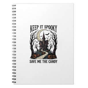 Spukhaus-Shirt Vintage-Halloween-Gravur Ar Notizblock