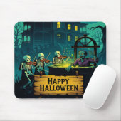 Spukhaus Zombie-Wunschbrunnen: Mousepad (Mit Mouse)