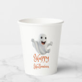 Spukig Süßer Halloween-Geist Pappbecher (Vorderseite)