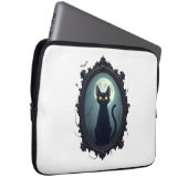 Spukkatze Spiegel Laptopschutzhülle (Vorne Rechts)