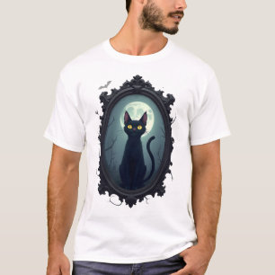 Spukkatze Spiegel T-Shirt