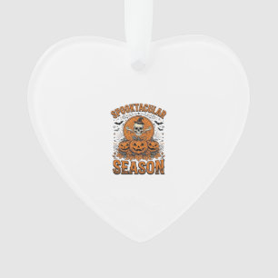 Spuktastische Saison Vintage Halloween Schädel Kür Ornament