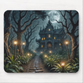 Spukvilla im Mondlicht Mousepad (Vorne)