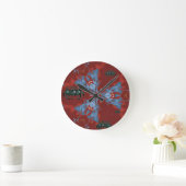 Spul zurück runde wanduhr (Zuhause)