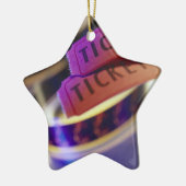 Spule der Karten Keramik Ornament (Links)