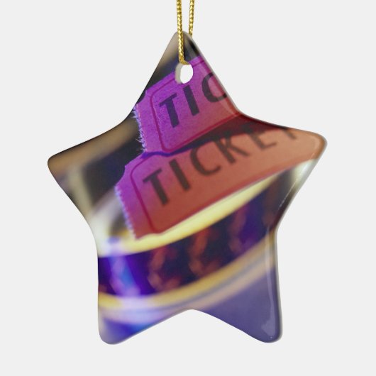 Spule der Karten Keramik Ornament (Links)