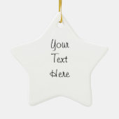 Spule der Karten Keramik Ornament (Hinten)