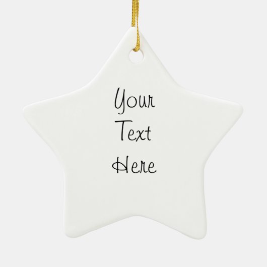 Spule der Karten Keramik Ornament (Hinten)