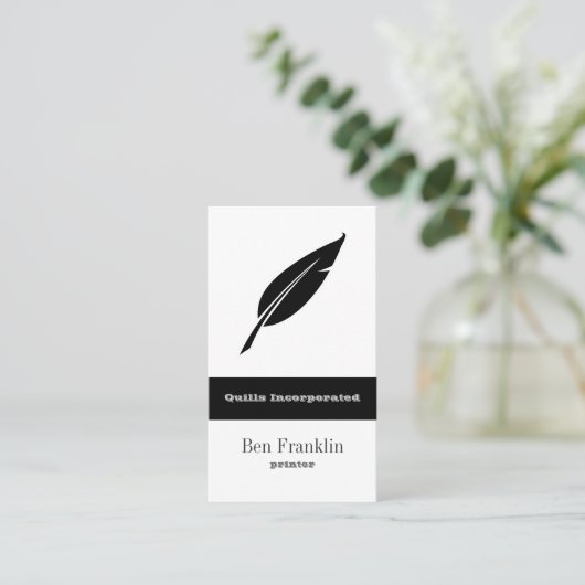 Spule Visitenkarte (Stehend Vorderseite)