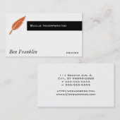 Spule Visitenkarte (Vorne/Hinten)