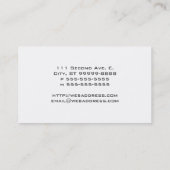 Spule Visitenkarte (Rückseite)