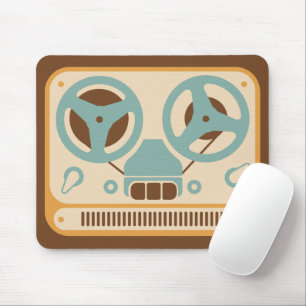 Spule-zu-Spule-Analogbandgerät Mousepad