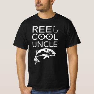 Spulen-cooler Onkel - Fischen-Onkel Schritt-Vater T-Shirt