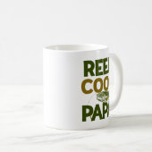 Spulen-cooler Papa-lustiger Kaffeetasse (VorderseiteRechts)