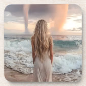 Spulen der Wasserläufe Getränkeuntersetzer (Vorderseite)